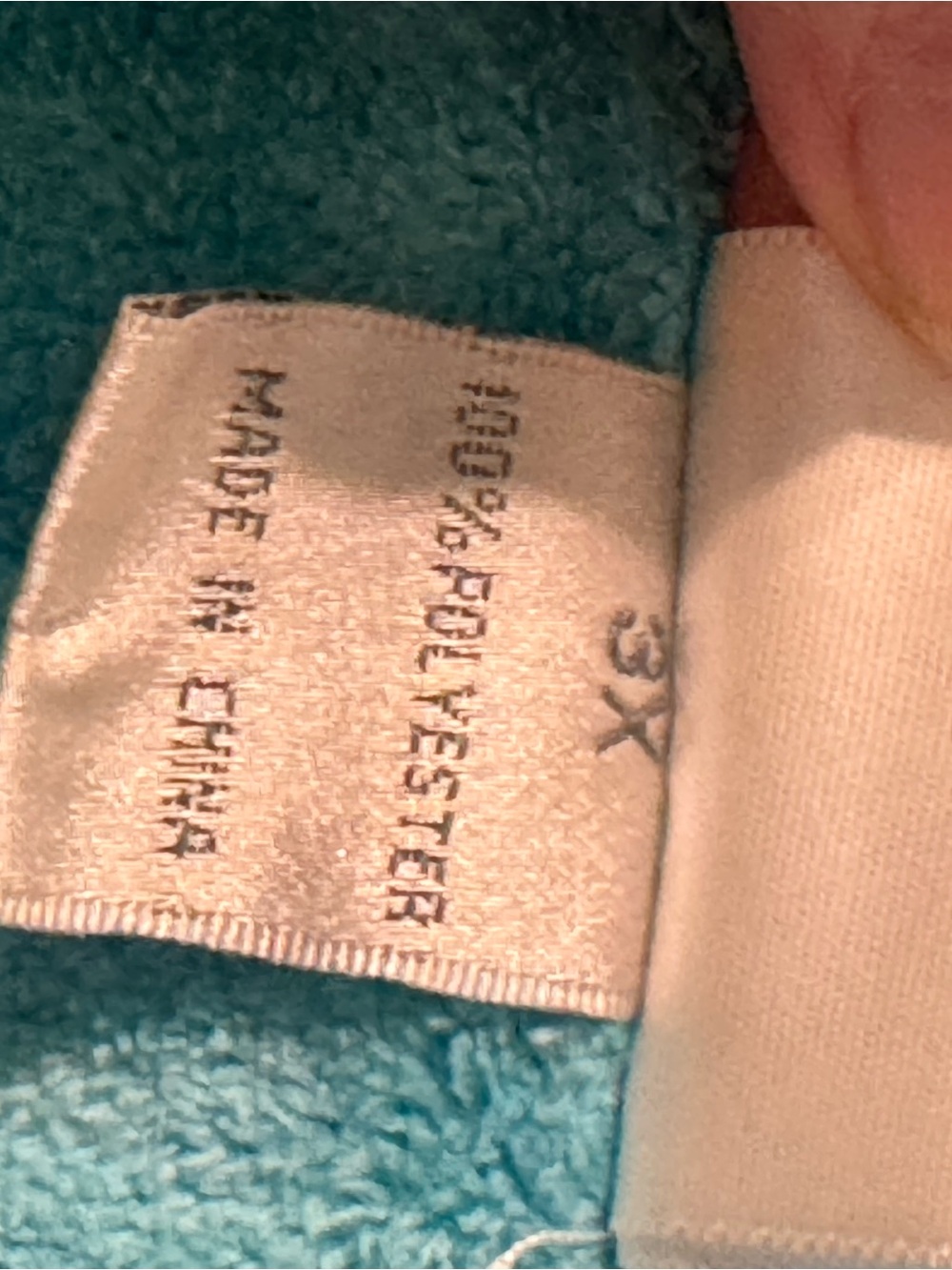 Turquoise terry-cloth Robe/swim coverup with Butterfly Embroidery - Picture 6 of 8